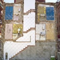 intervention artistique sur façade
